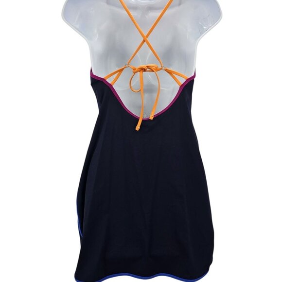 Athleta Womens S Kapalua Quick Dry Swim Dress Navy - Picture 6 of 7